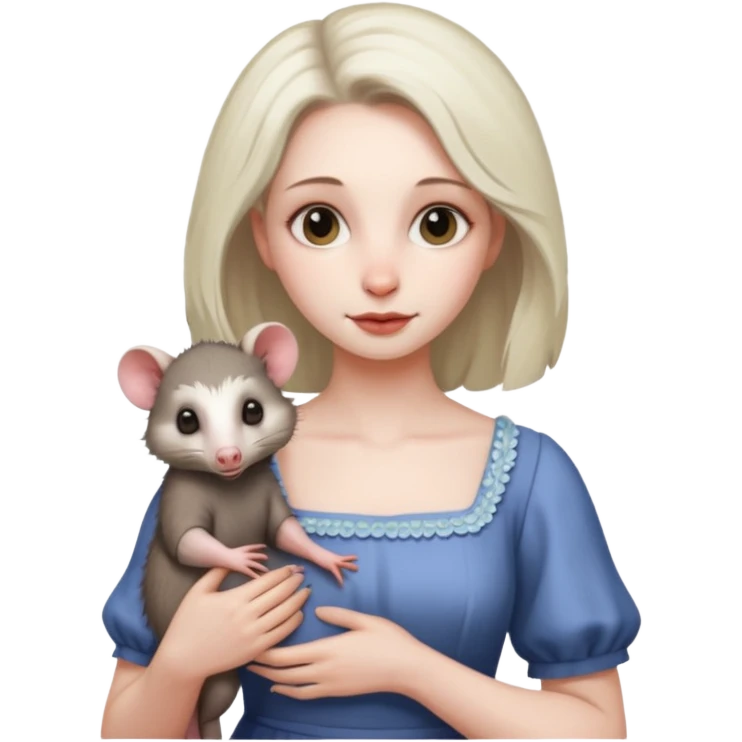 Possum lady emoji