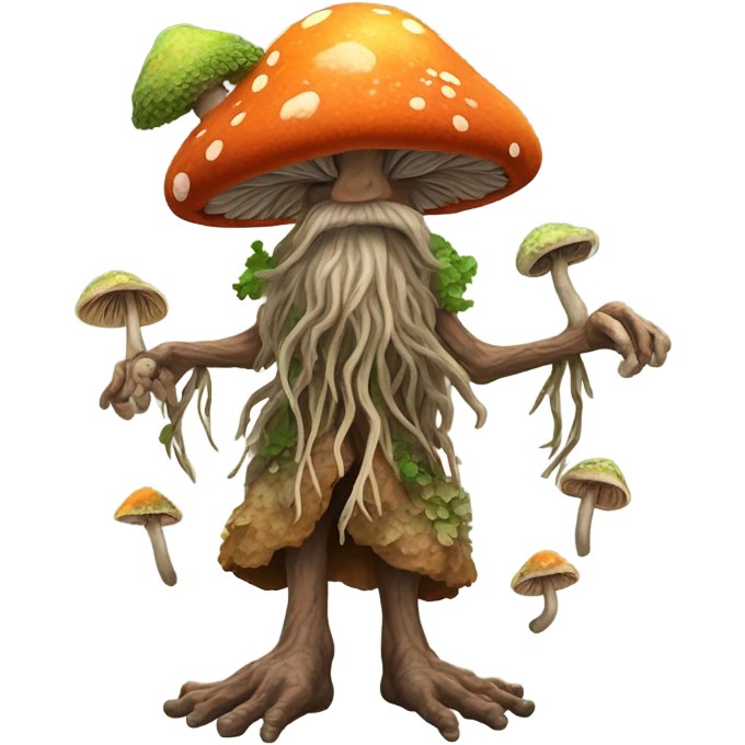 Ancestral Mushroom person emoji