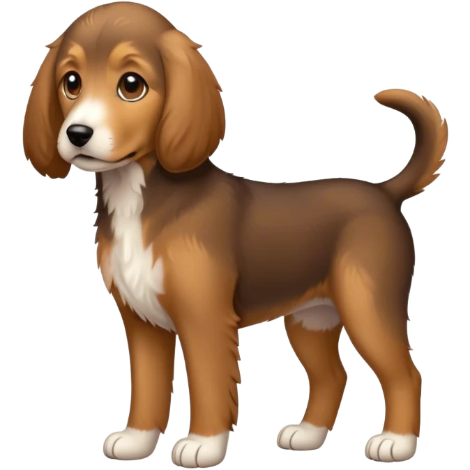 hound puppy full body emoji