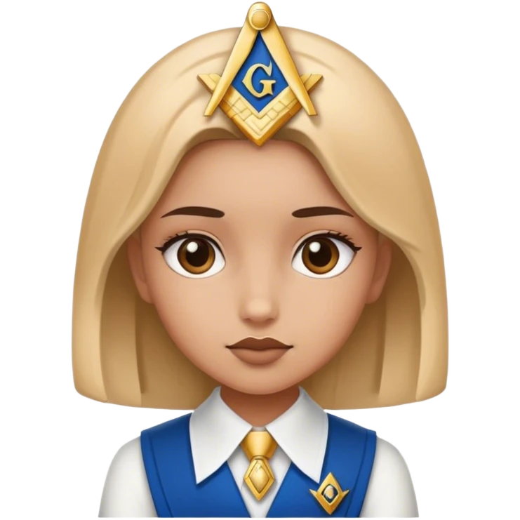Freemasonry girl emoji