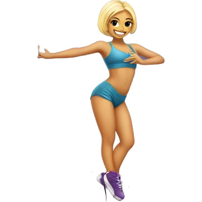pole sport dance girl emoji