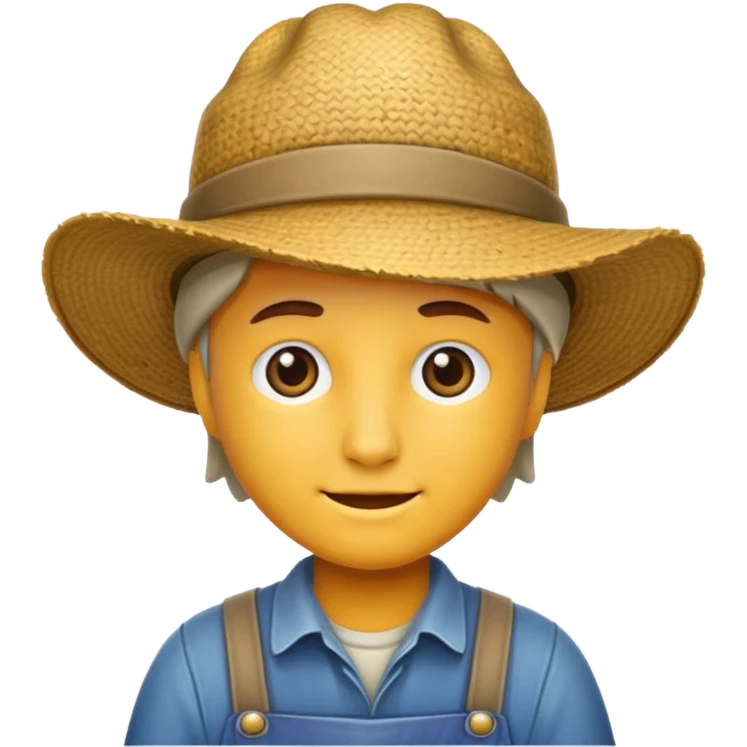 farmer hat emoji