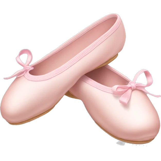 Pale pink ballet shoes emoji