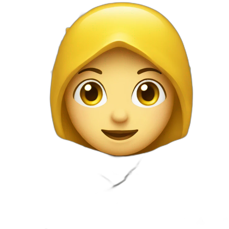 Yellow love face emoji with kuffiyeh heart emoji