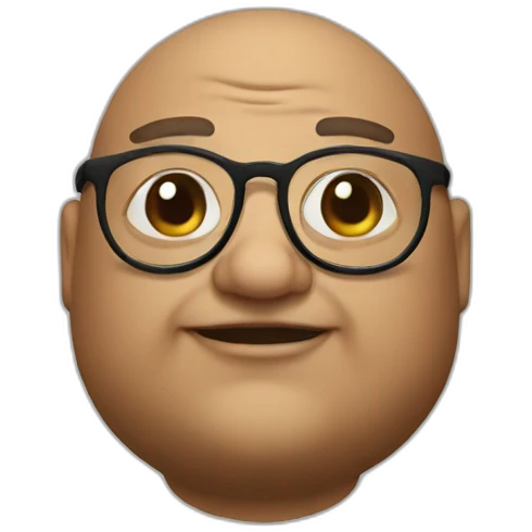 fat priest with round glasses emoji