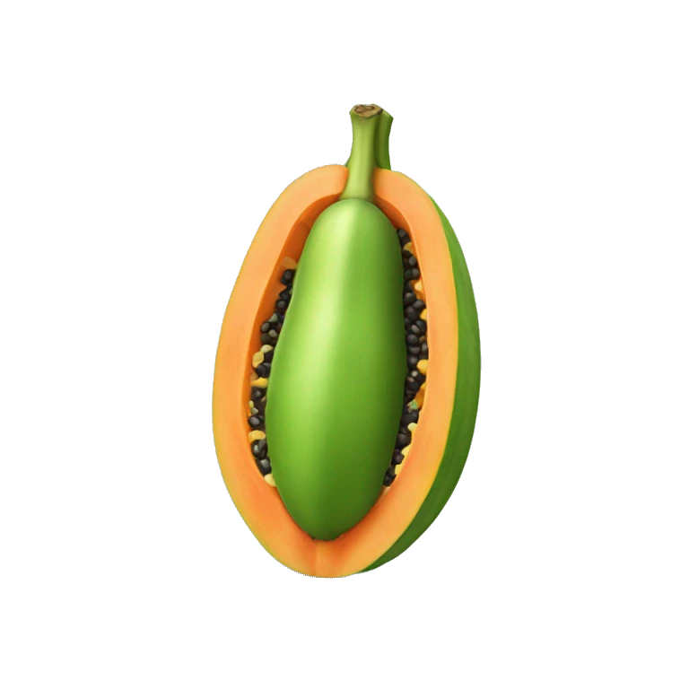 Papaya emoji