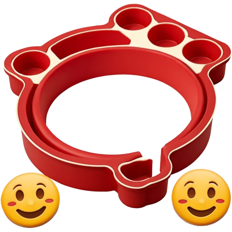 Silicone cake mold emoji