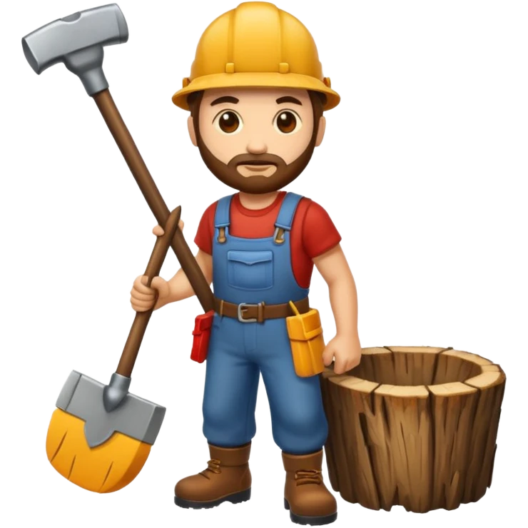 woodcutter emoji