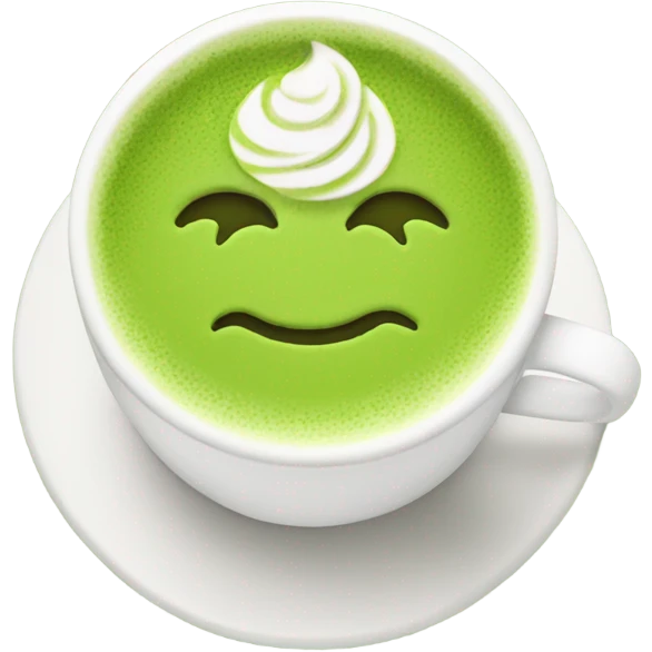 Matcha latte  emoji