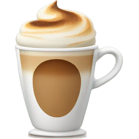 Latte in a cup  emoji