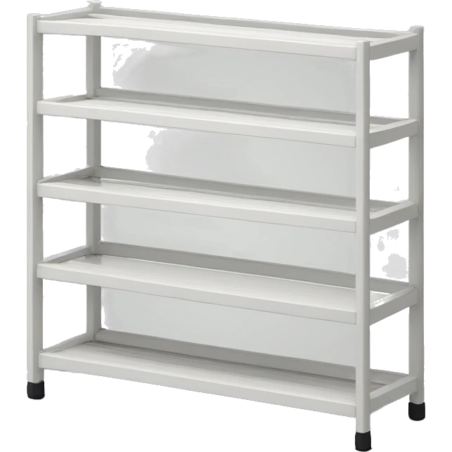 IKEA enetri rack white emoji