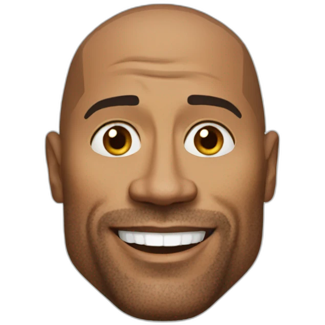 dwayne johnson emoji