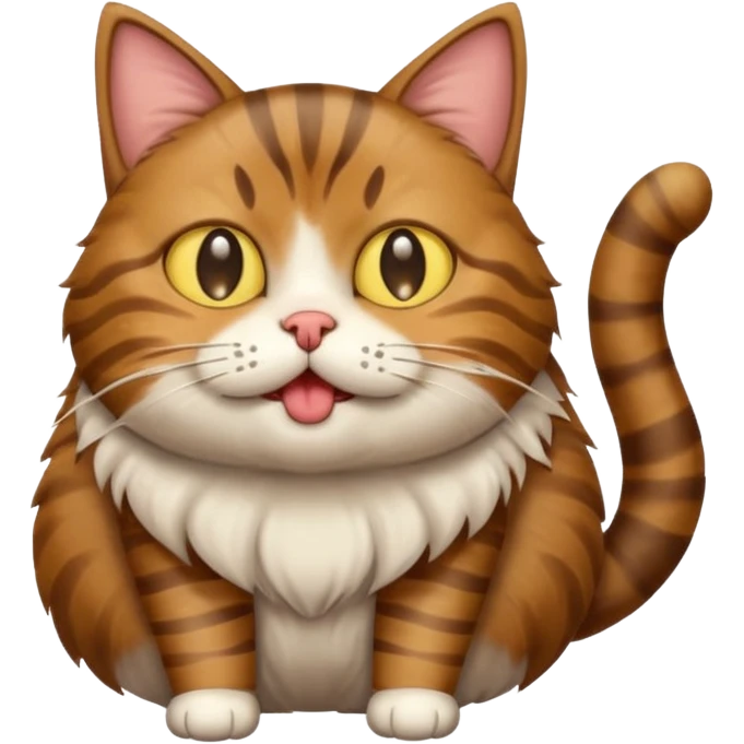 Cat farting emoji