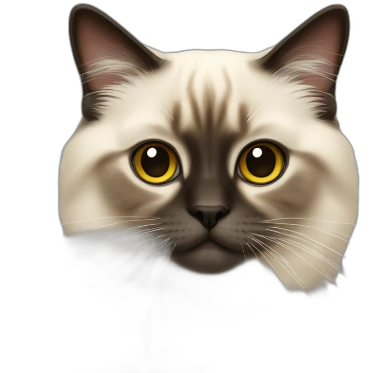 Birman cat emoji
