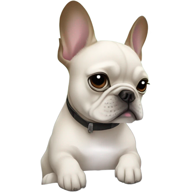 Mercedes G wagon with french bulldog emoji