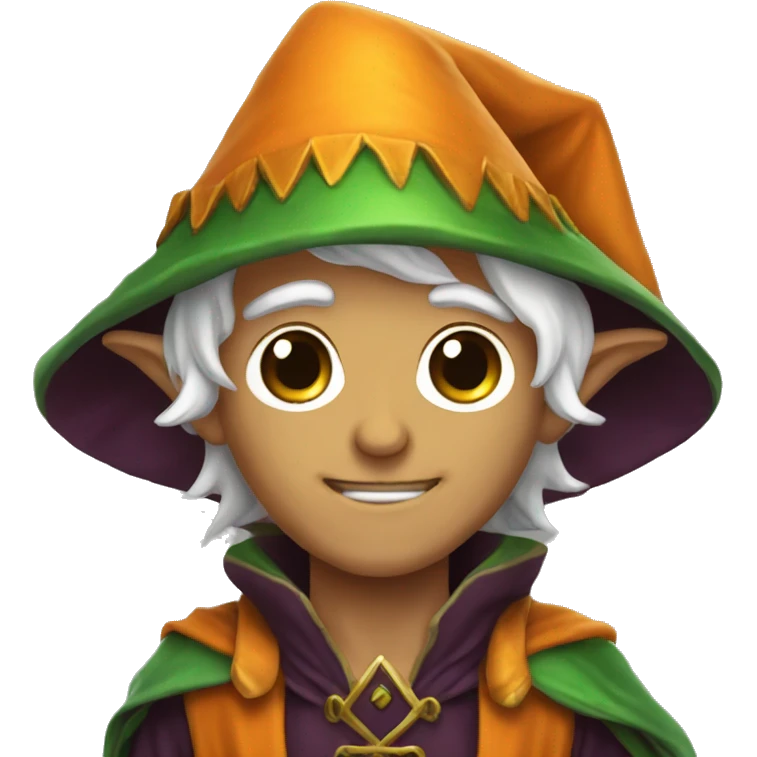 pumkin elf male wizard emoji
