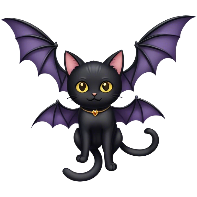Bat cat  emoji