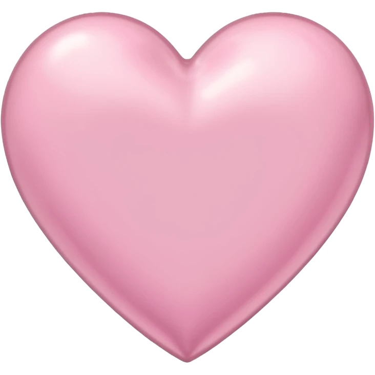 chrome hearts pastel pink heart emoji