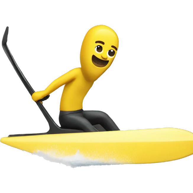 water skiing banana  emoji