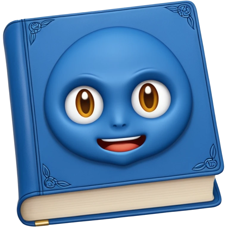 Blue book on which one it writes: Source of truth is Orako emoji