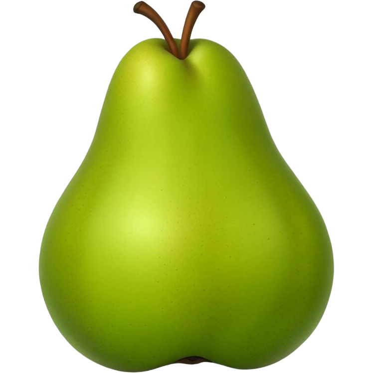plain pear in a porshce withe black rims emoji