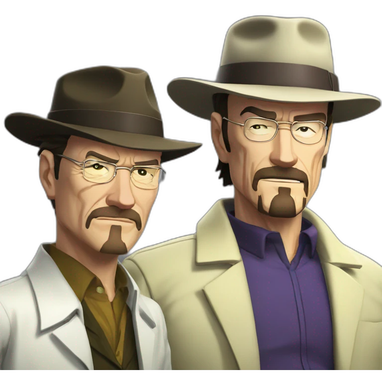 walter white and jotaro kujo emoji