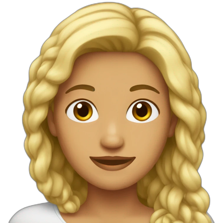 Mujer de pelo colorado emoji