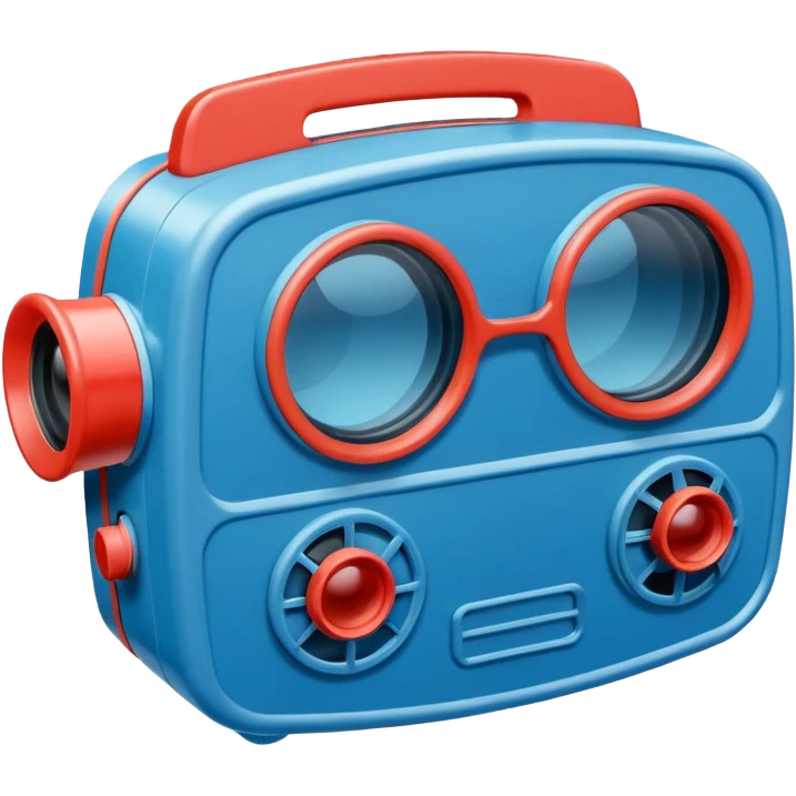 blue viewmaster emoji