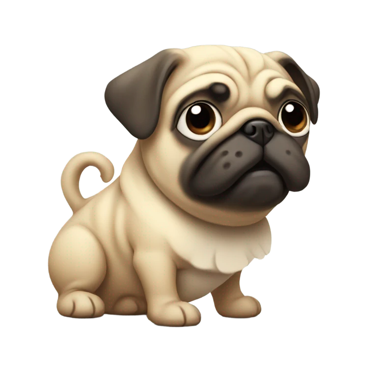 Pug emoji