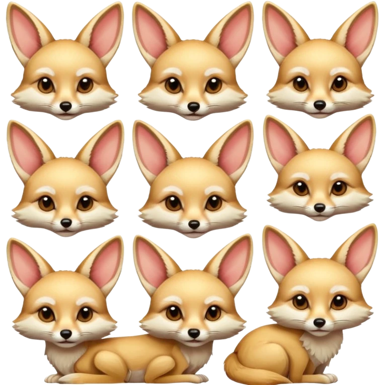 Fennec émojis clavier emoji