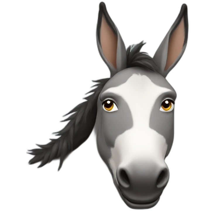 Wonky donkey emoji