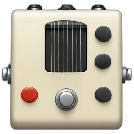 guitar pedal emoji