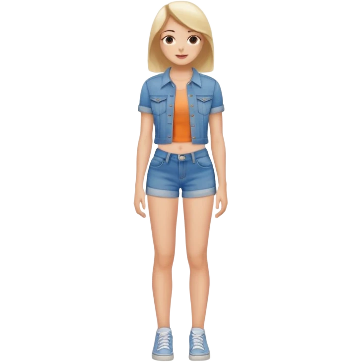 Naked woman with legs spread emoji