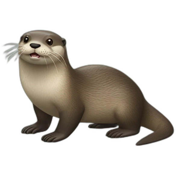 loutre sur tortuz emoji