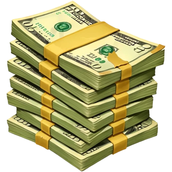 Falling value of the dollar emoji