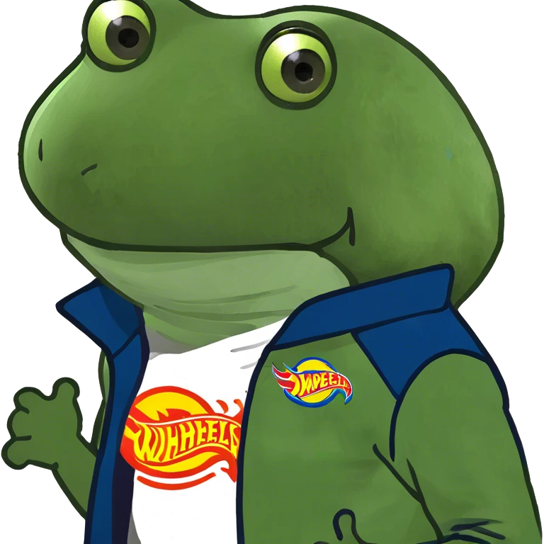 wearing a hot wheels jacket emoji