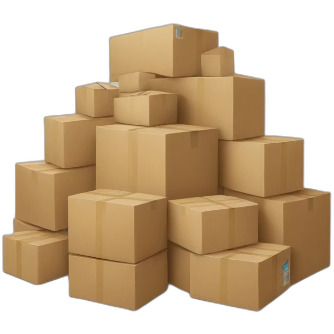 pile of boxes emoji
