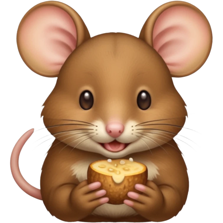 mouse eating emoji