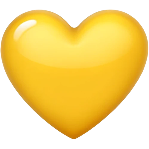 Yellow heart emoji