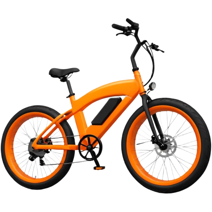 orange electric bicycle emoji