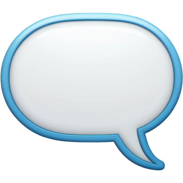 a speech bubble emoji