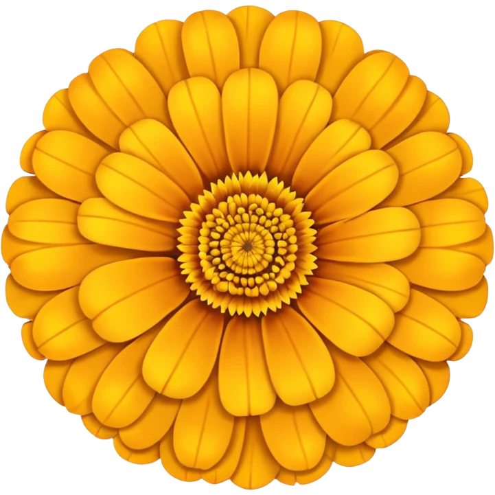 Yellow marigold icon emoji