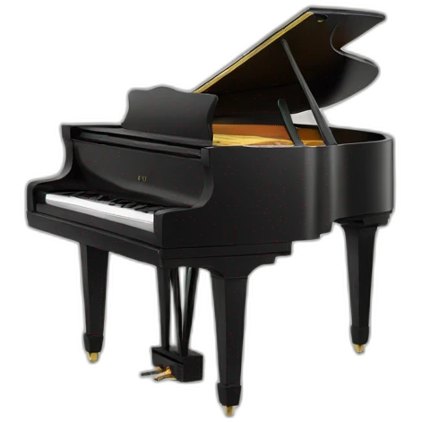 Cat piano emoji