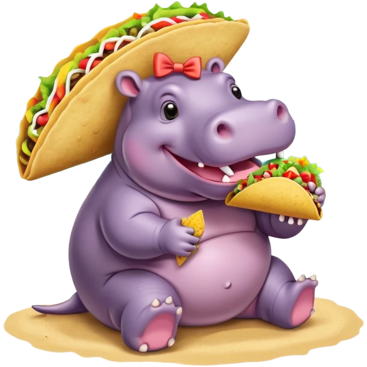 🦛🎀🌮🌊☀️🏝️🏖️ emoji