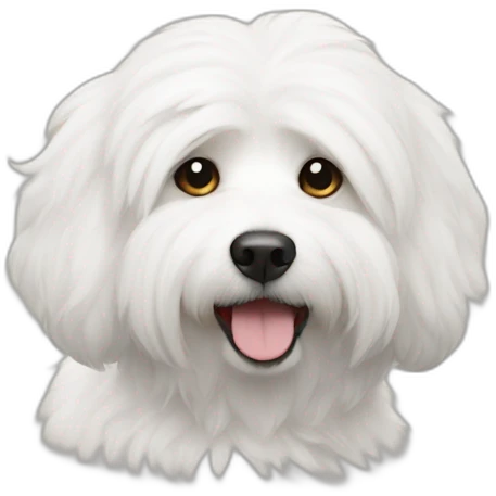 Cotton de tulear emoji