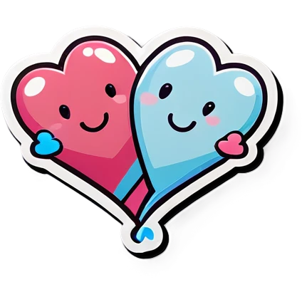 best friend with hearts emoji