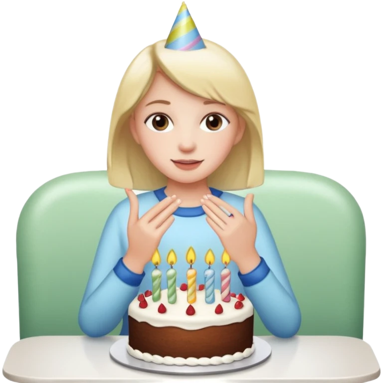 🤚👧🎂🍽 emoji
