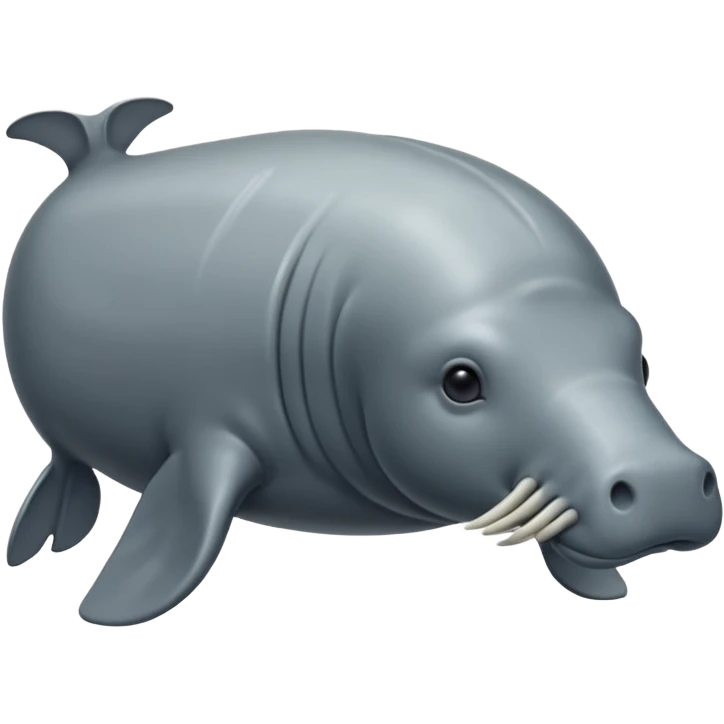 Steller's sea cow emoji