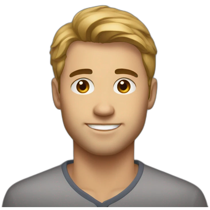 sigma alpha young attractive man emoji