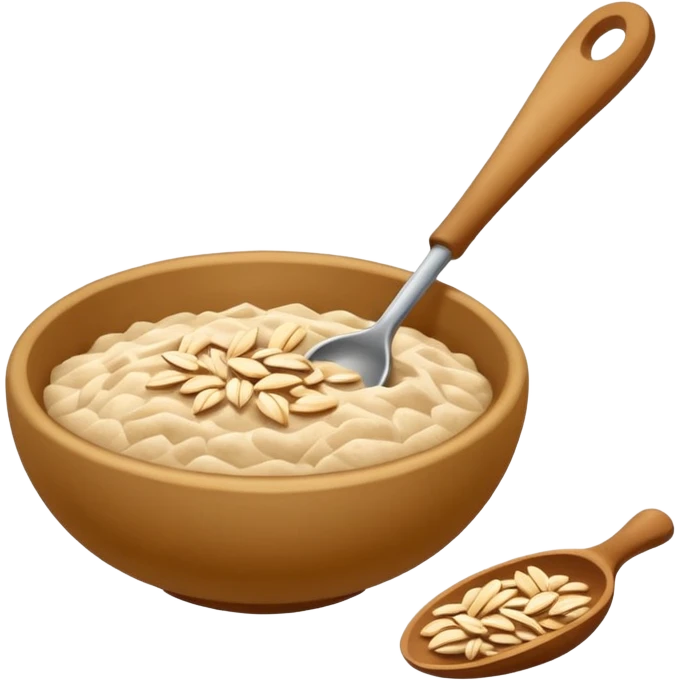 cucharada de harina de avena emoji